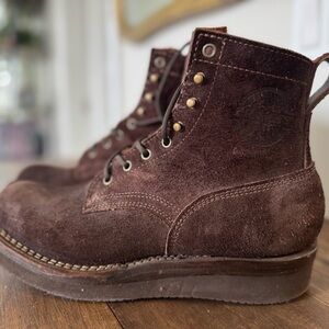 Franks Boots - Ranier Mocha Roughout 6” PNW Workboot